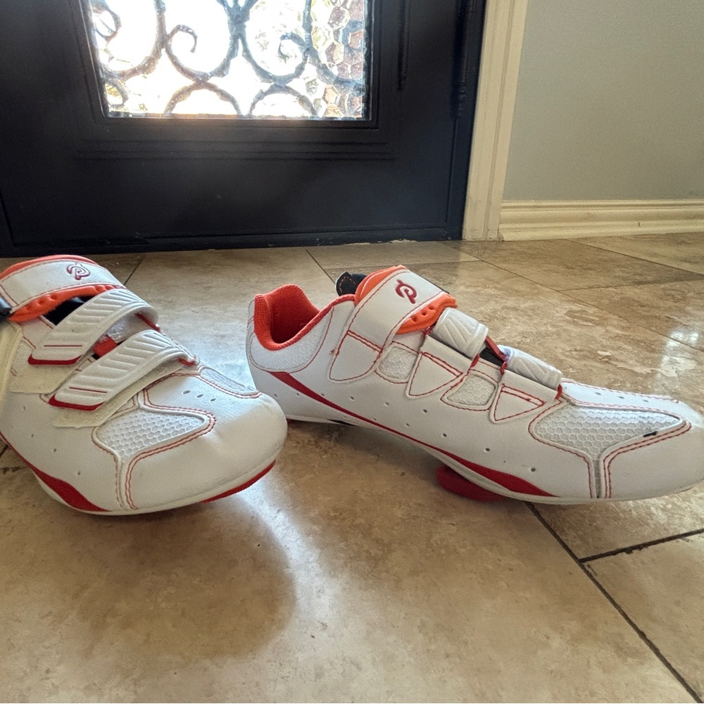 Peloton White Cycling Shoes